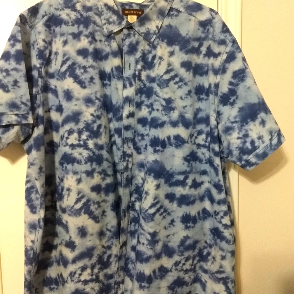 Big and tall Blue button down